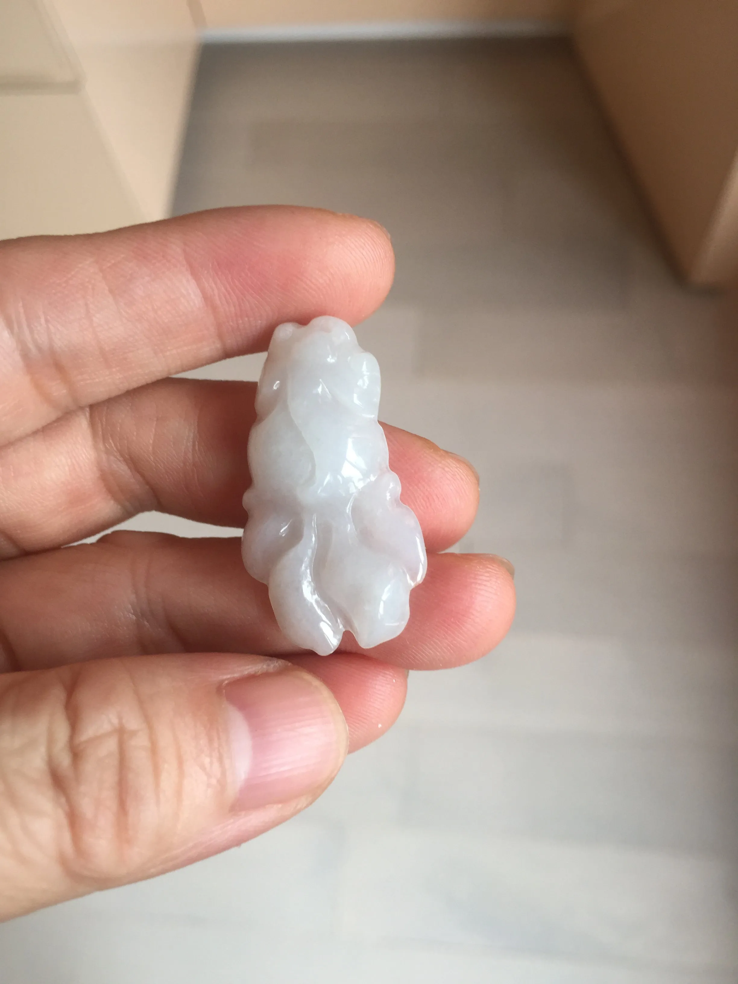 100% Natural clear sunny green gray  jadeite jade golden fish Pendant group BP109