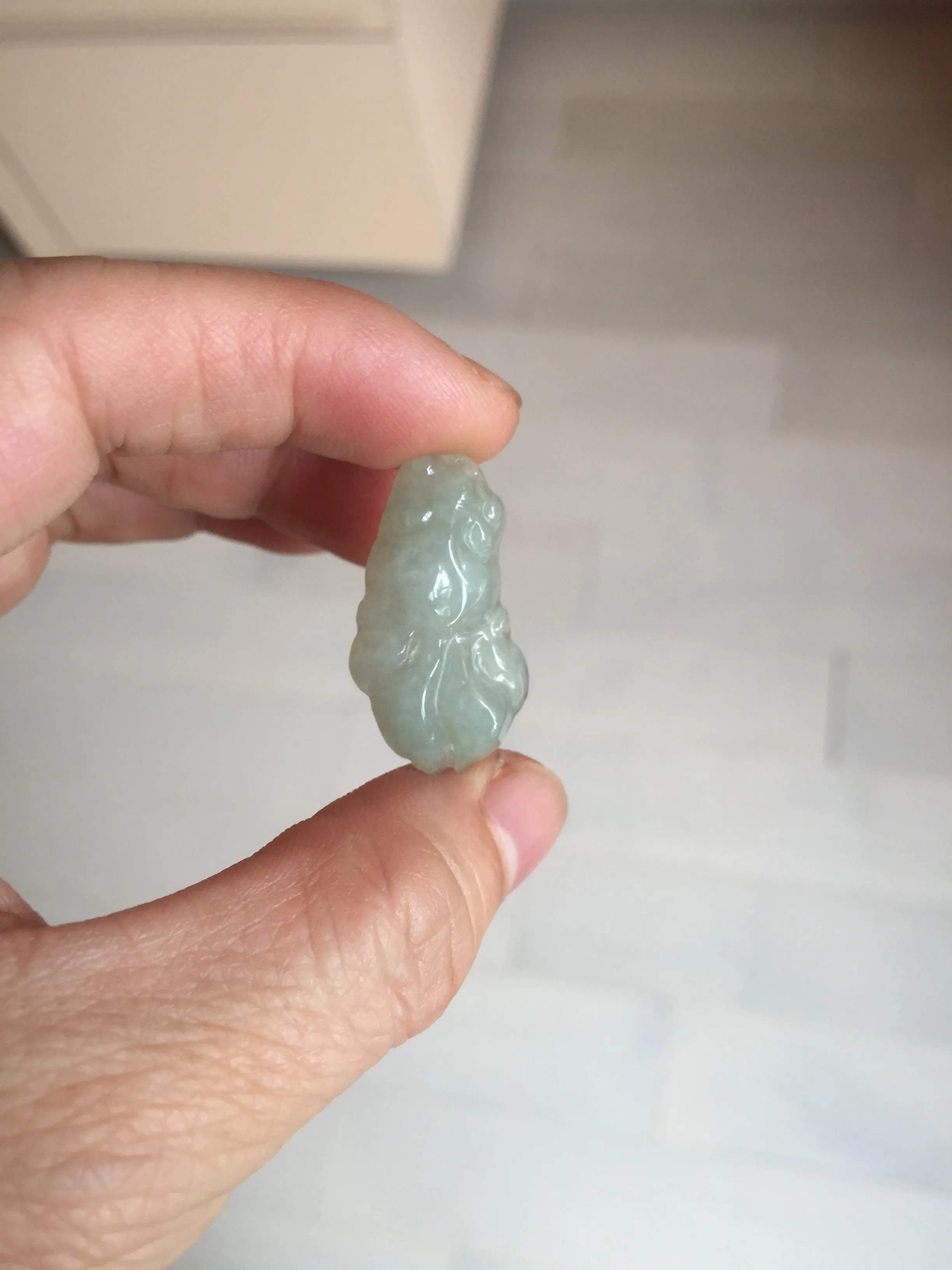 100% Natural clear sunny green gray  jadeite jade golden fish Pendant group BP109