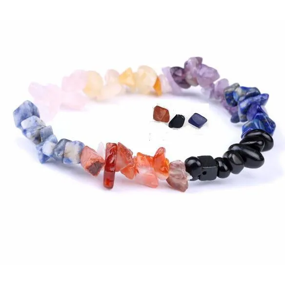 7 Chakras Stone Bracelet