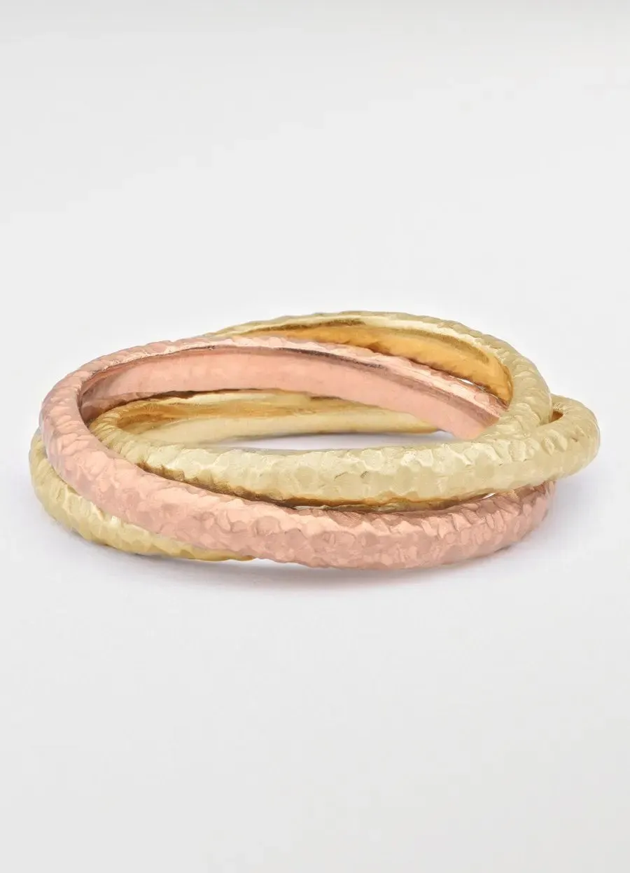 9ct Yellow Gold Russian Wedding Band