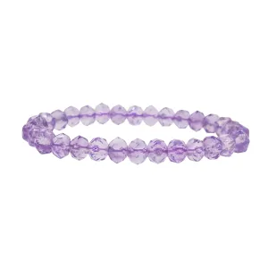 A-Grade Amethyst Faceted Rondelle