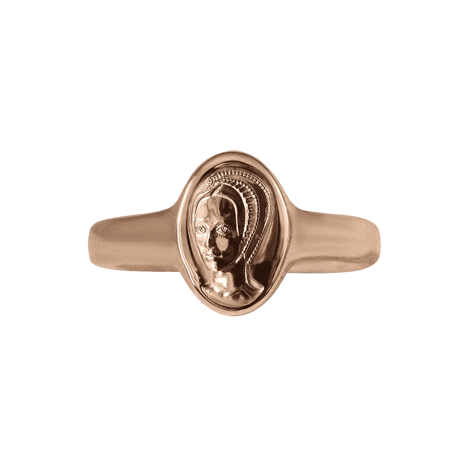 Anne Boleyn Solid Gold Signet Ring