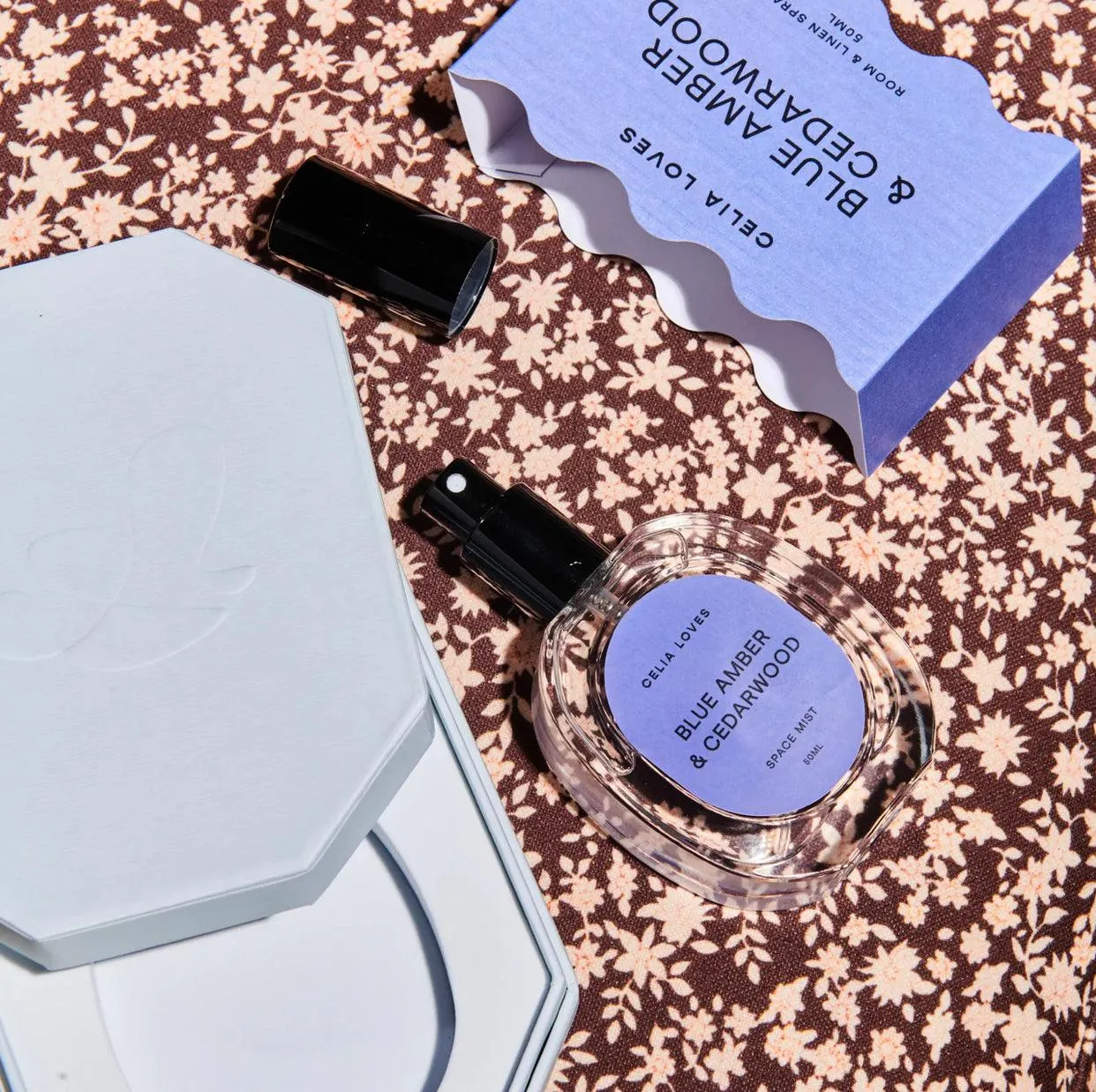 Celia Loves Blue Amber & Cedarwood Room Spray