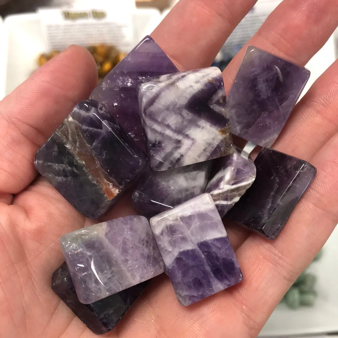 Chevron Amethyst Squares