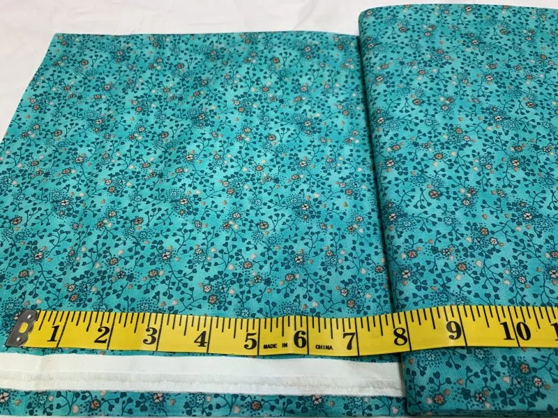Classique - Coral Flowers on Turquoise 9