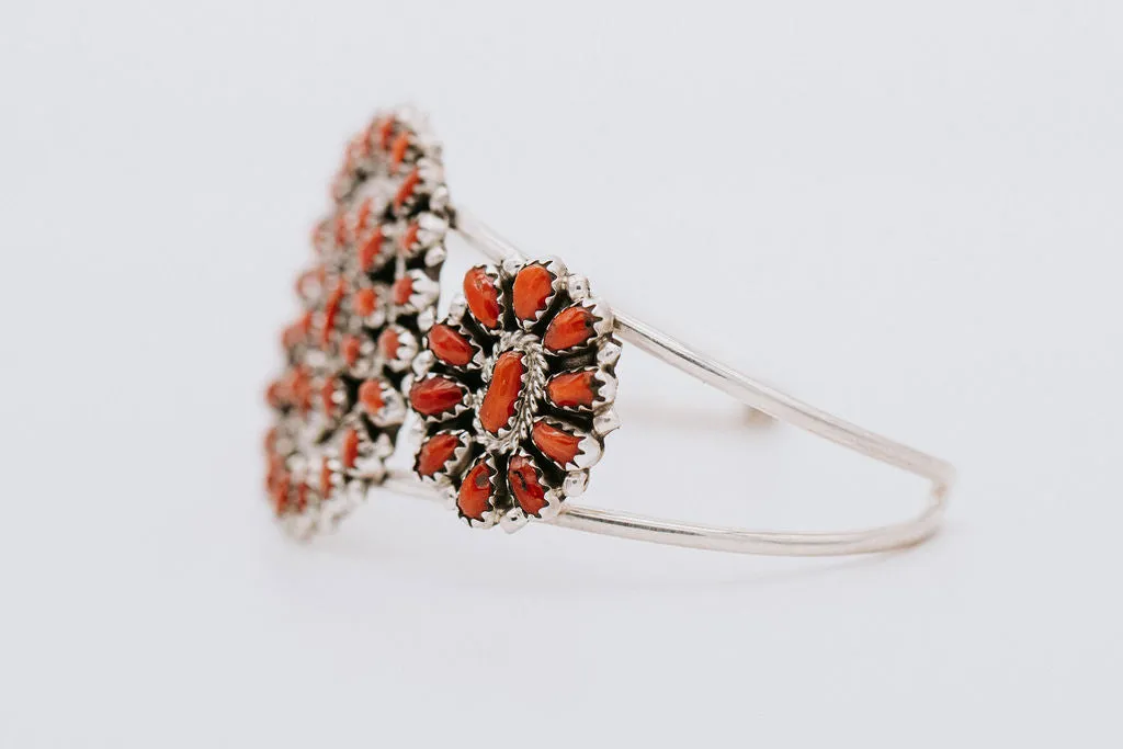 Coral Cluster Cuff