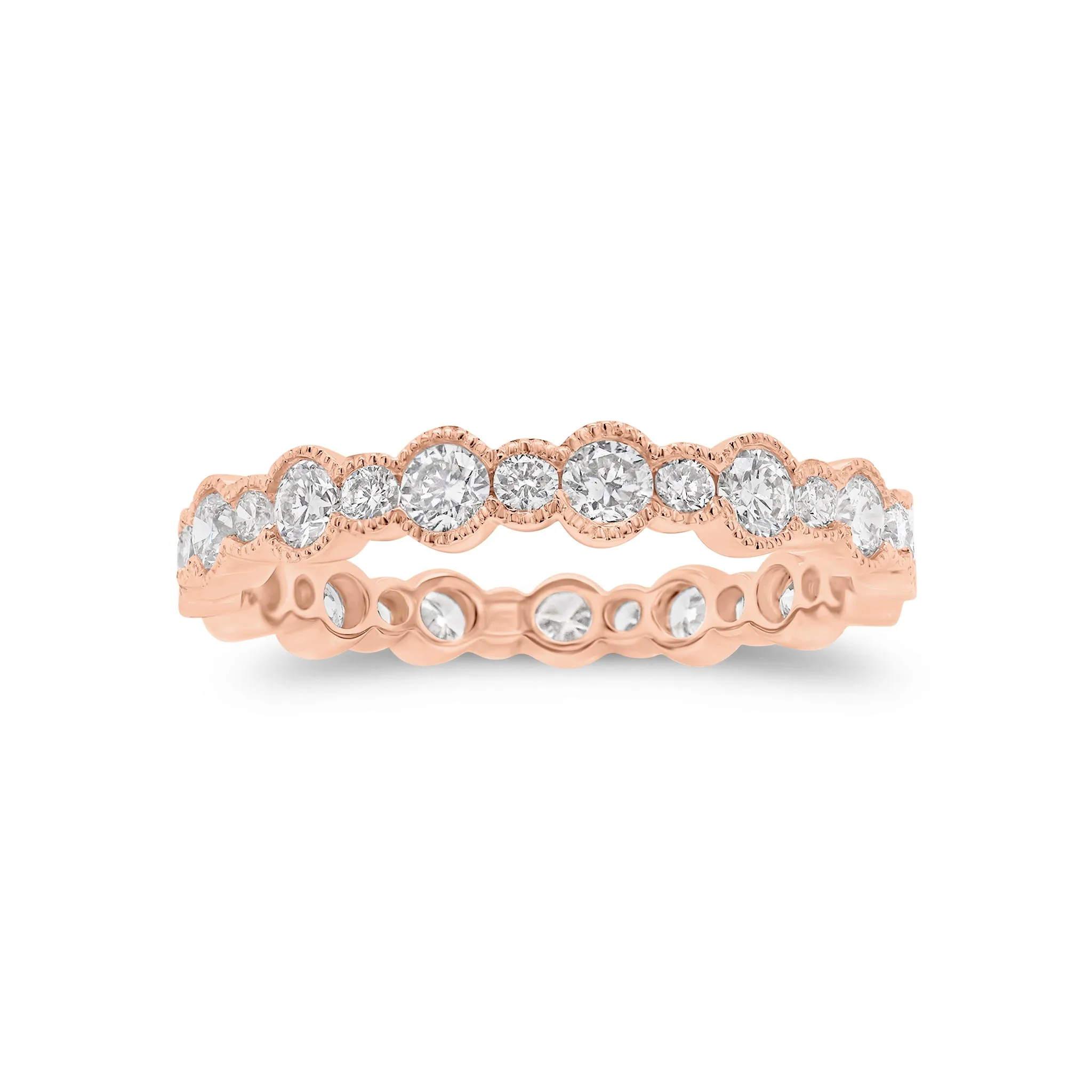Diamond Milgrain Eternity Ring