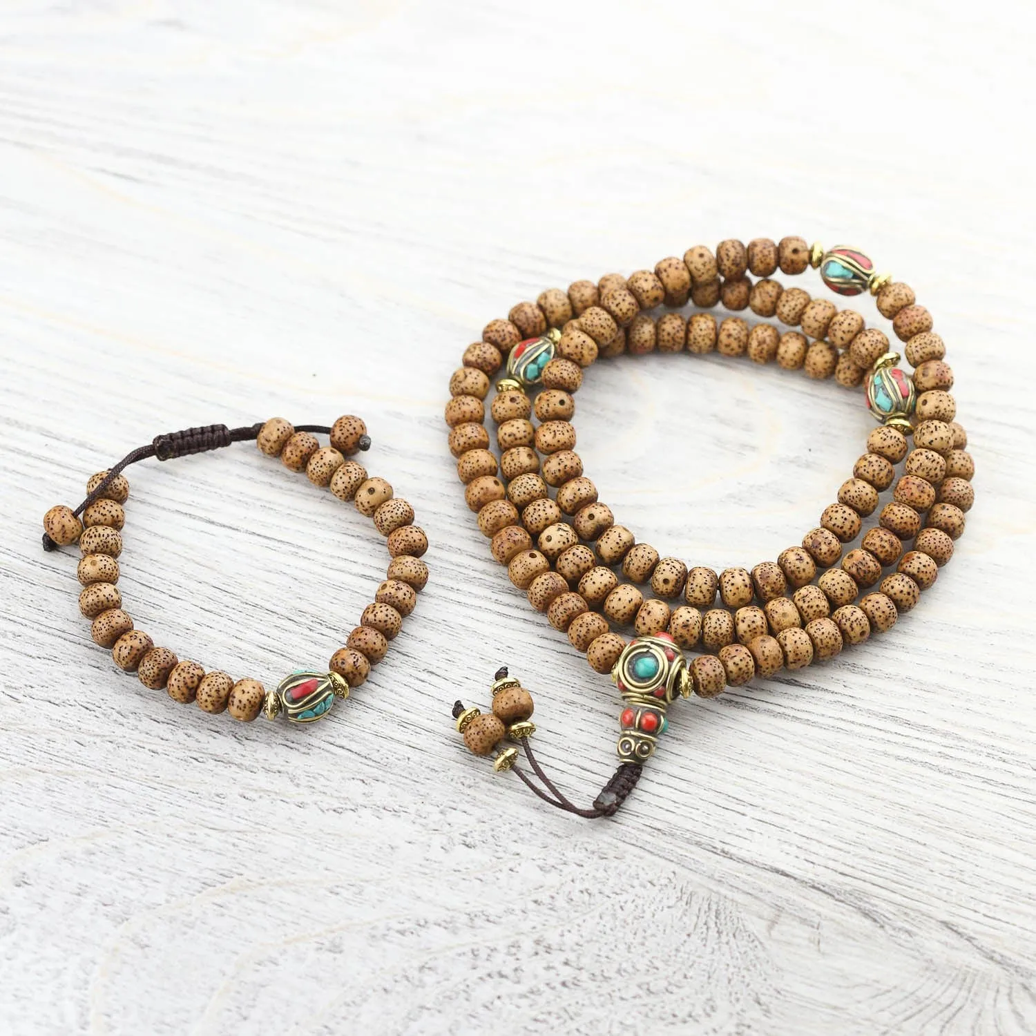 Divine Rebirth Lotus Seed Wrist Mala
