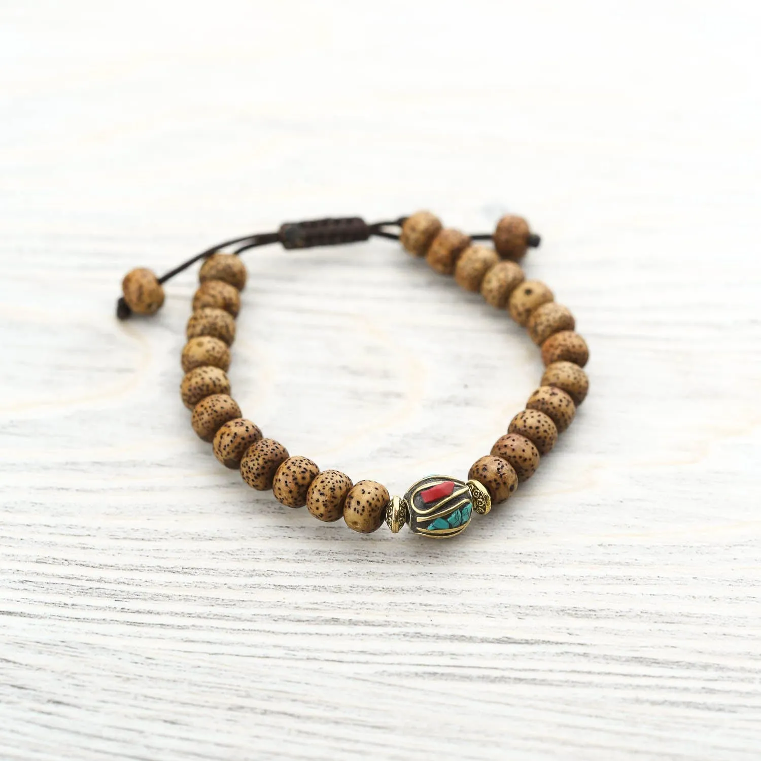 Divine Rebirth Lotus Seed Wrist Mala
