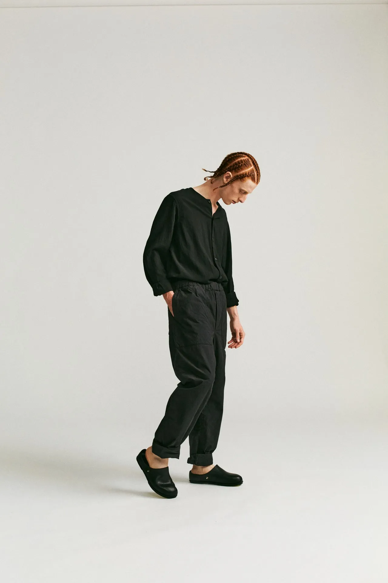 DOUBLE DYED JOG AH DOUBLE PANT - LCOT - ONYX