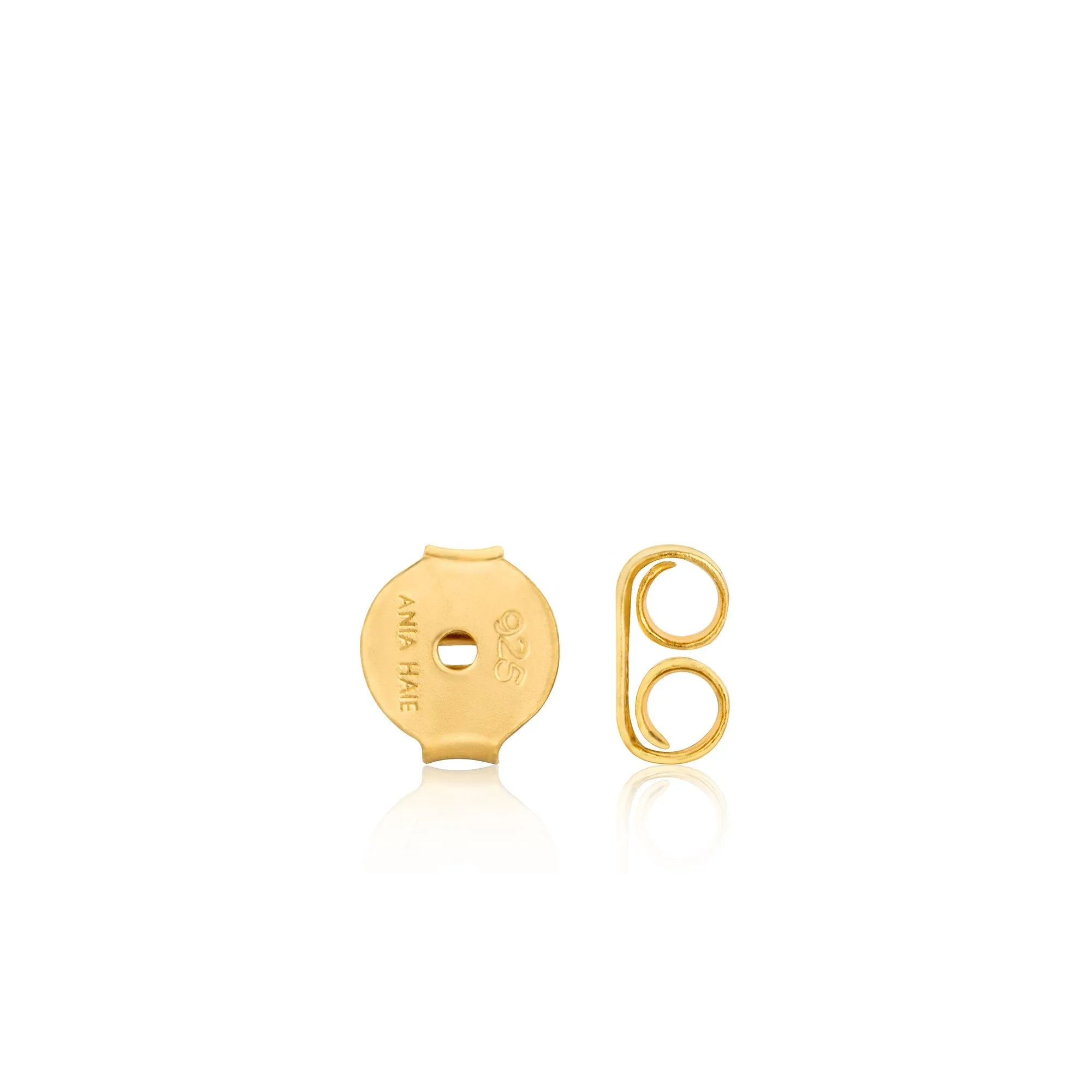 Gold Prism Stud Earrings