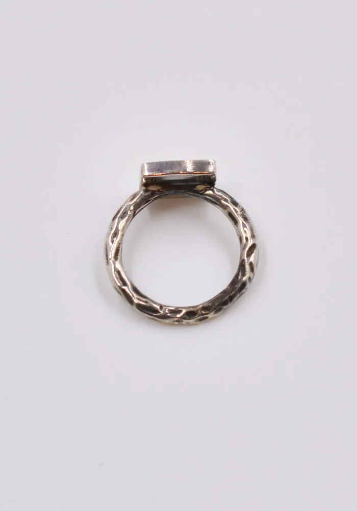 GUIDI G-AN02 SILVER SQUERE RING