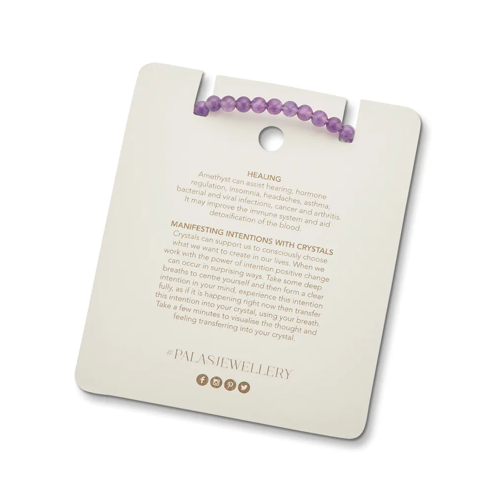 Healing Gem Bracelet | Amethyst
