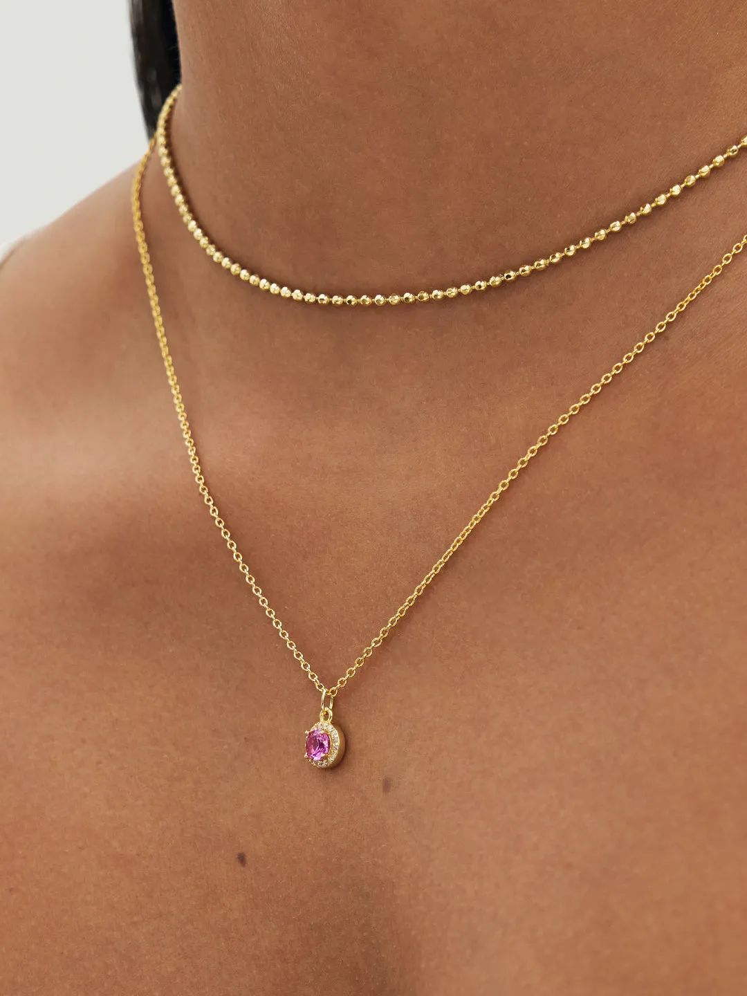 July Birthstone Necklace
