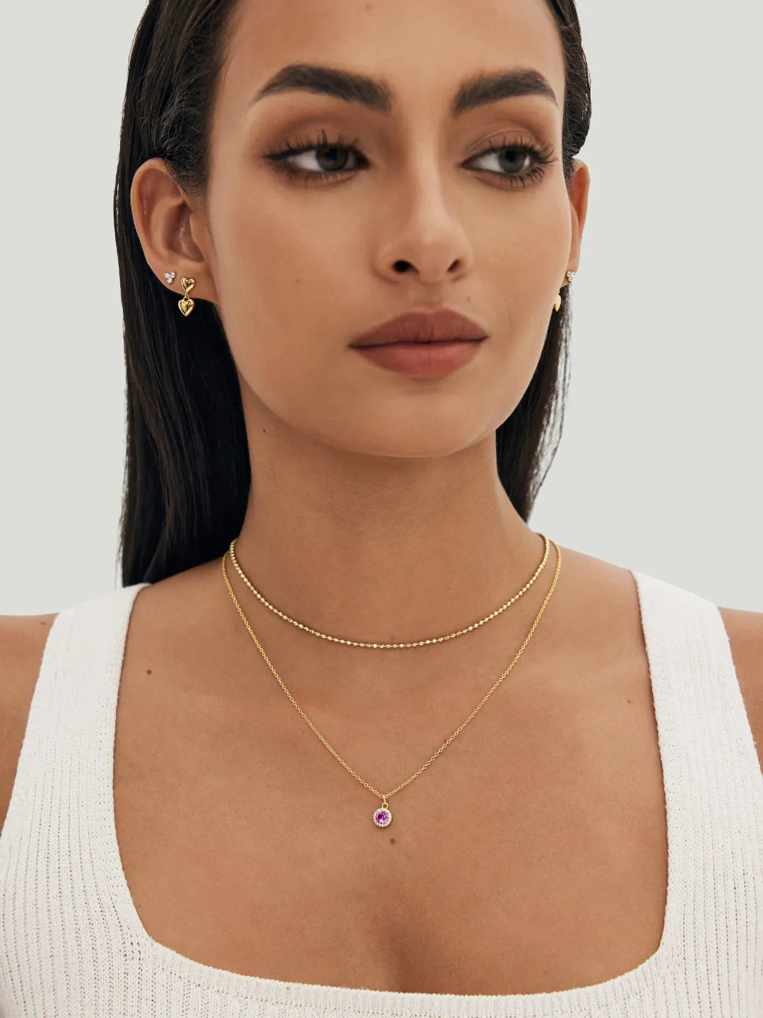 July Birthstone Necklace