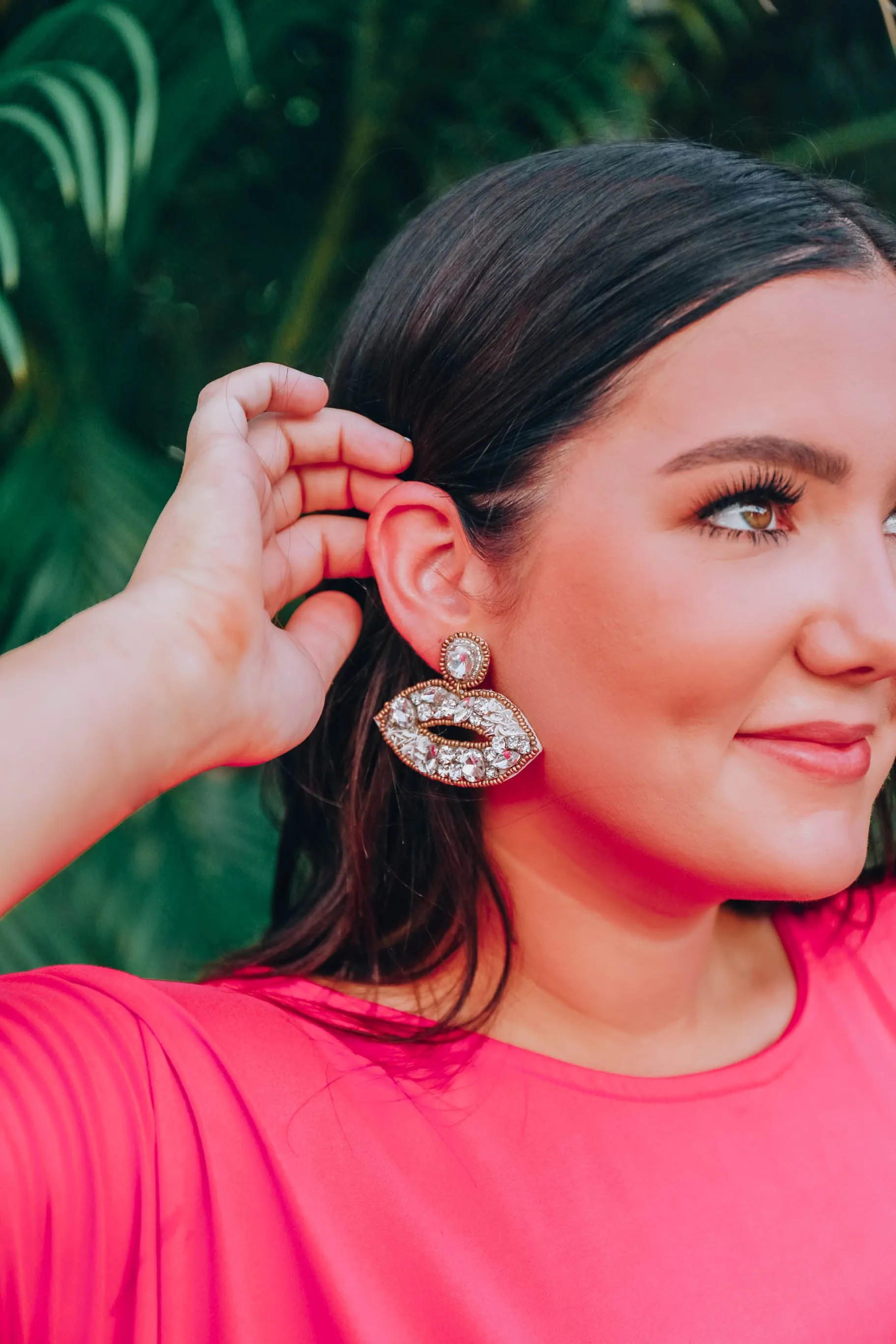 Kiss Me Lip Earrings