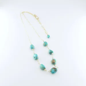 Lucky 7 Kingman Turquoise Necklace