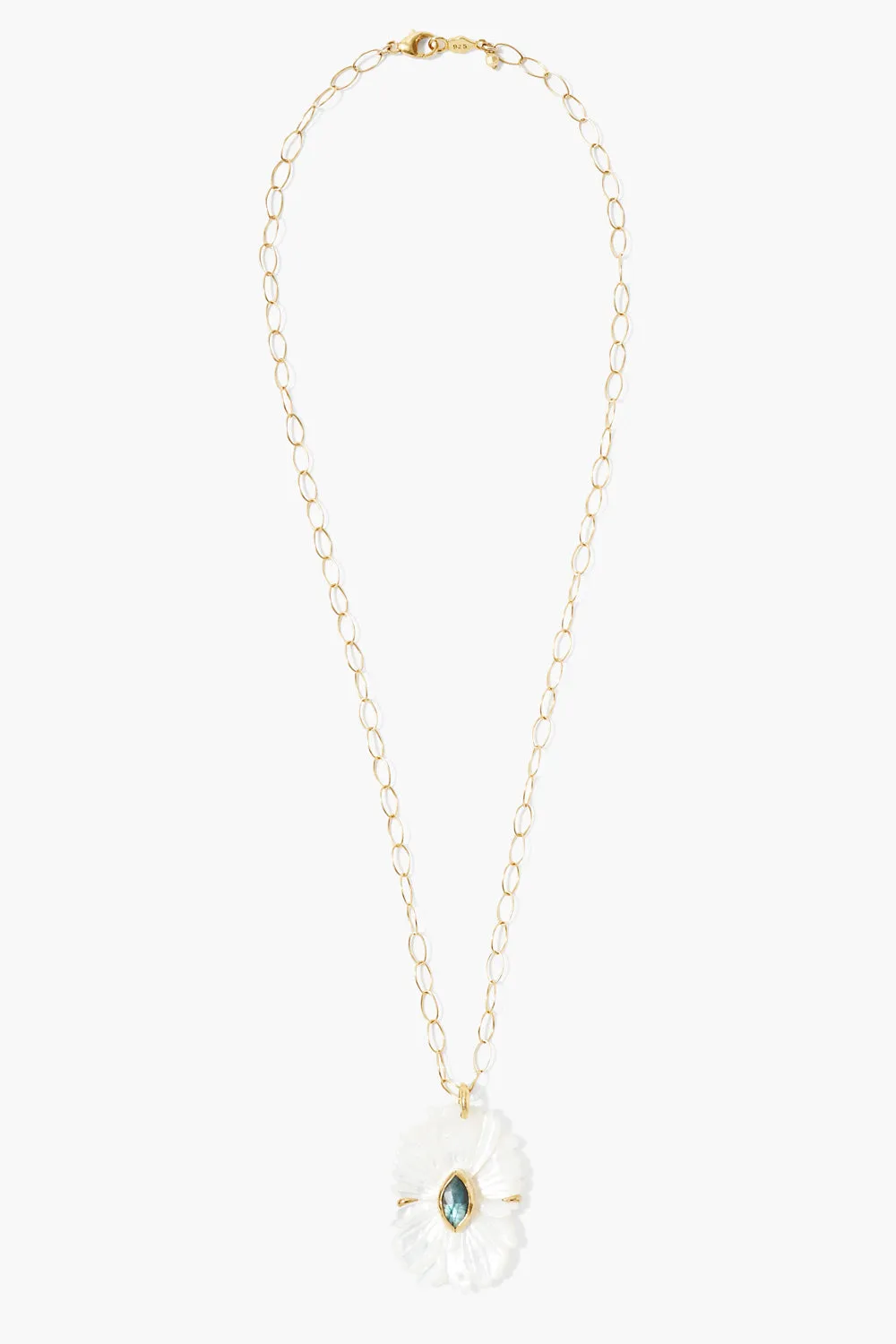 Magnolia Necklace White MOP Mix