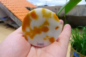 Natural Jade Rough Jadeite Raw (70g,5X5X1.55cm)