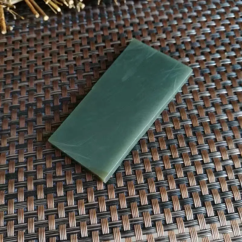 Natural Kunlun Jade Rough Nephrite Raw (38g,6.5X3X0.7cm)