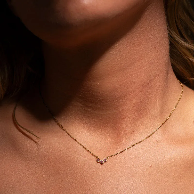 Orion Necklace, Ruby, 9kt Yellow Gold
