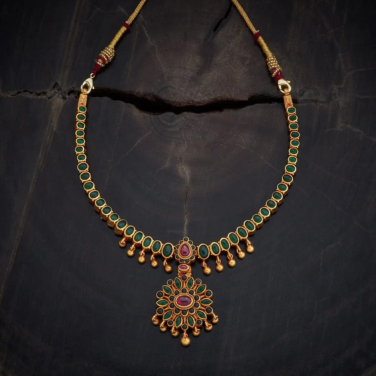 Reversible 92.5 Silver Temple Necklace 158341