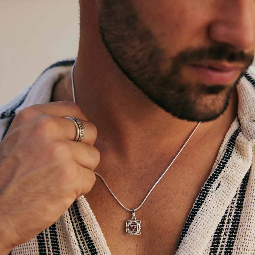 Root Chakra Men's Necklace
