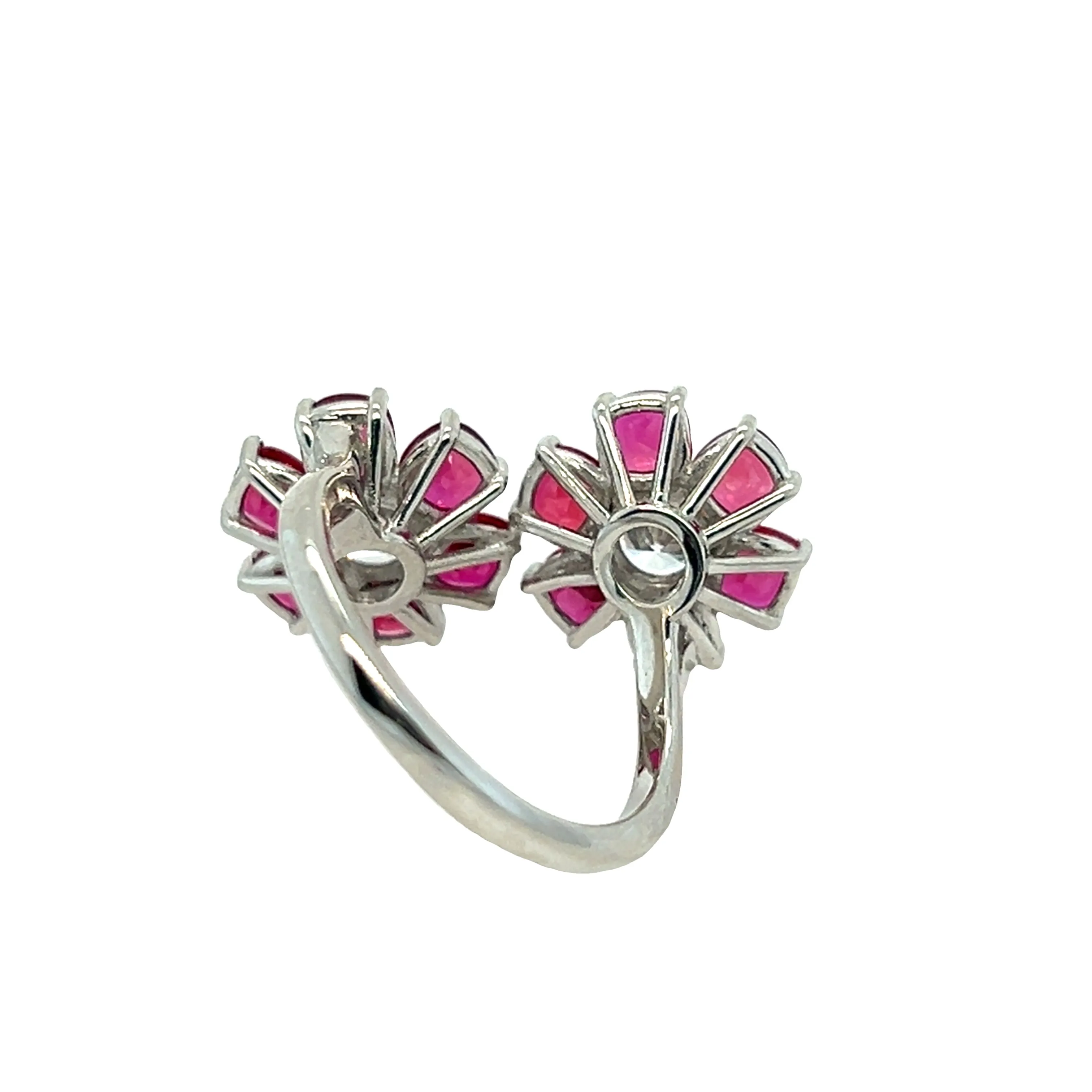 Ruby Flower Ring
