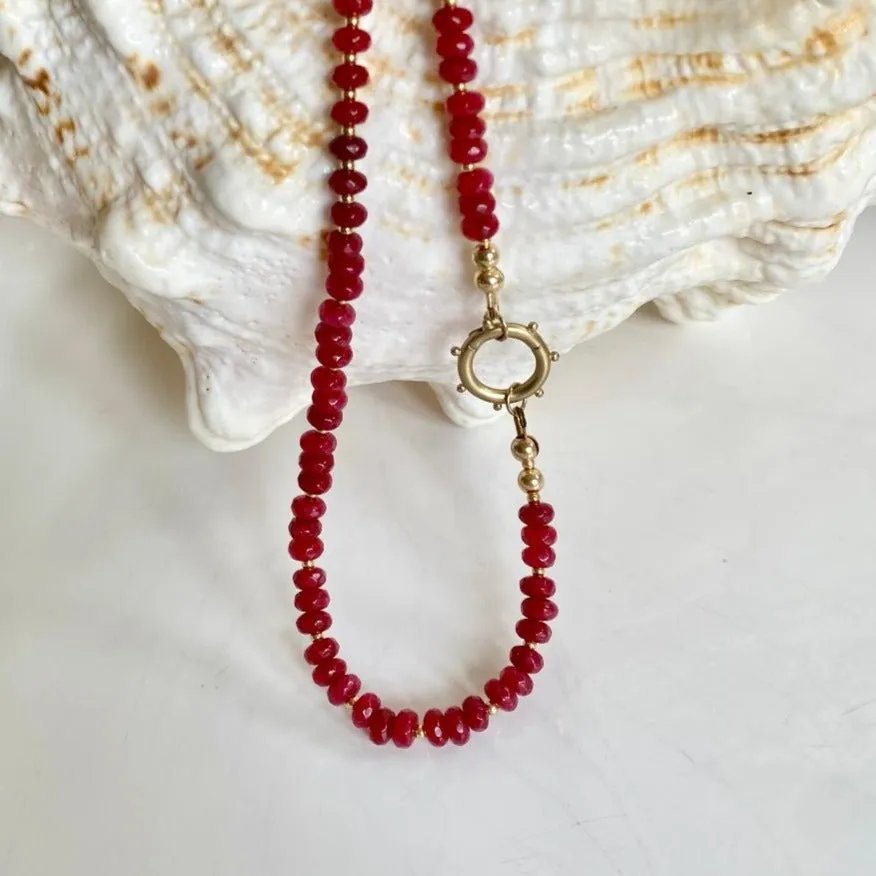 Ruby Necklace - Rioja