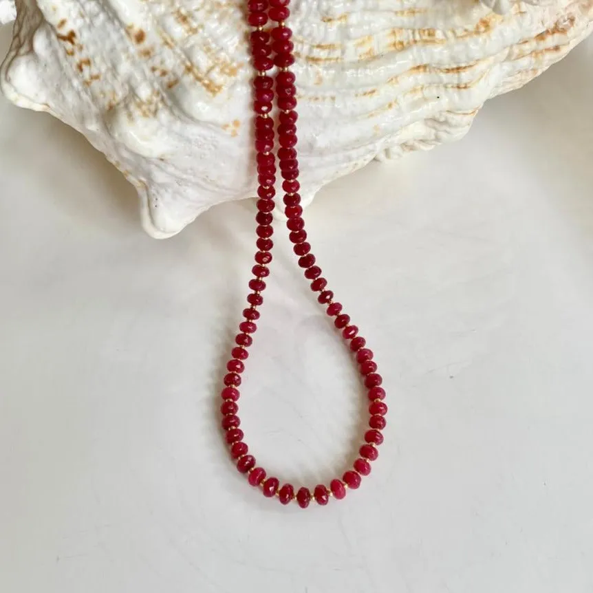 Ruby Necklace - Rioja