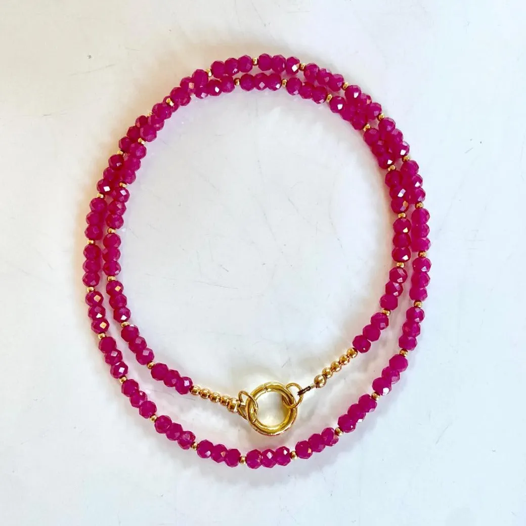 Ruby Necklace - Rioja
