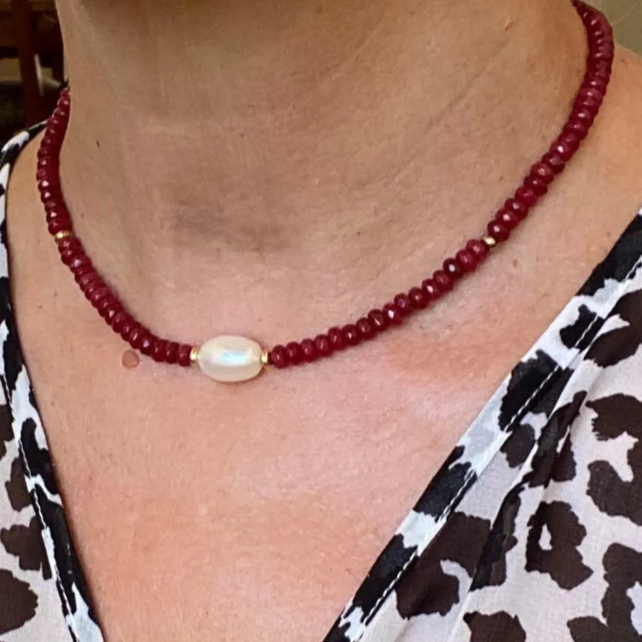 Ruby Necklace - Scarlet