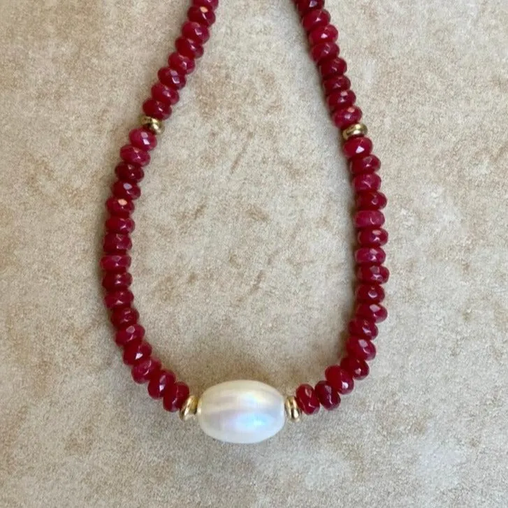 Ruby Necklace - Scarlet