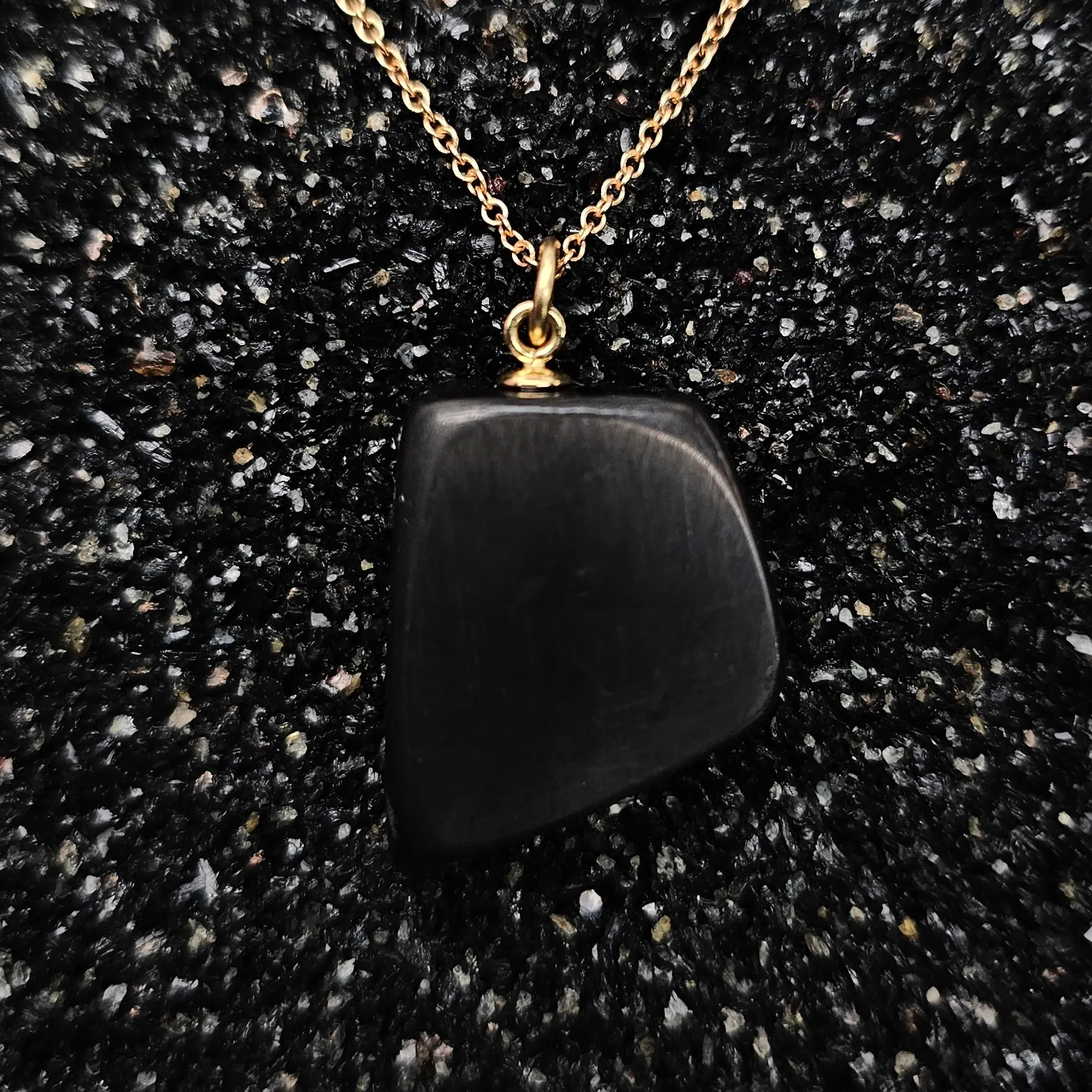 Shungite & Ruby Necklace