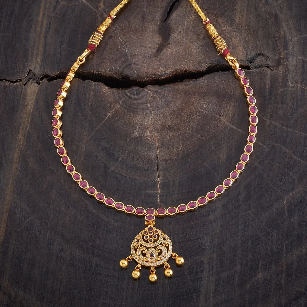 Silver Temple Necklace 170006