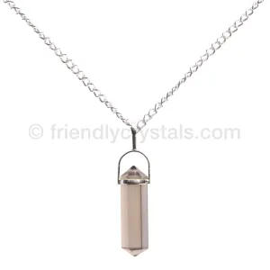 Smoky Quartz Pendant Double Terminated