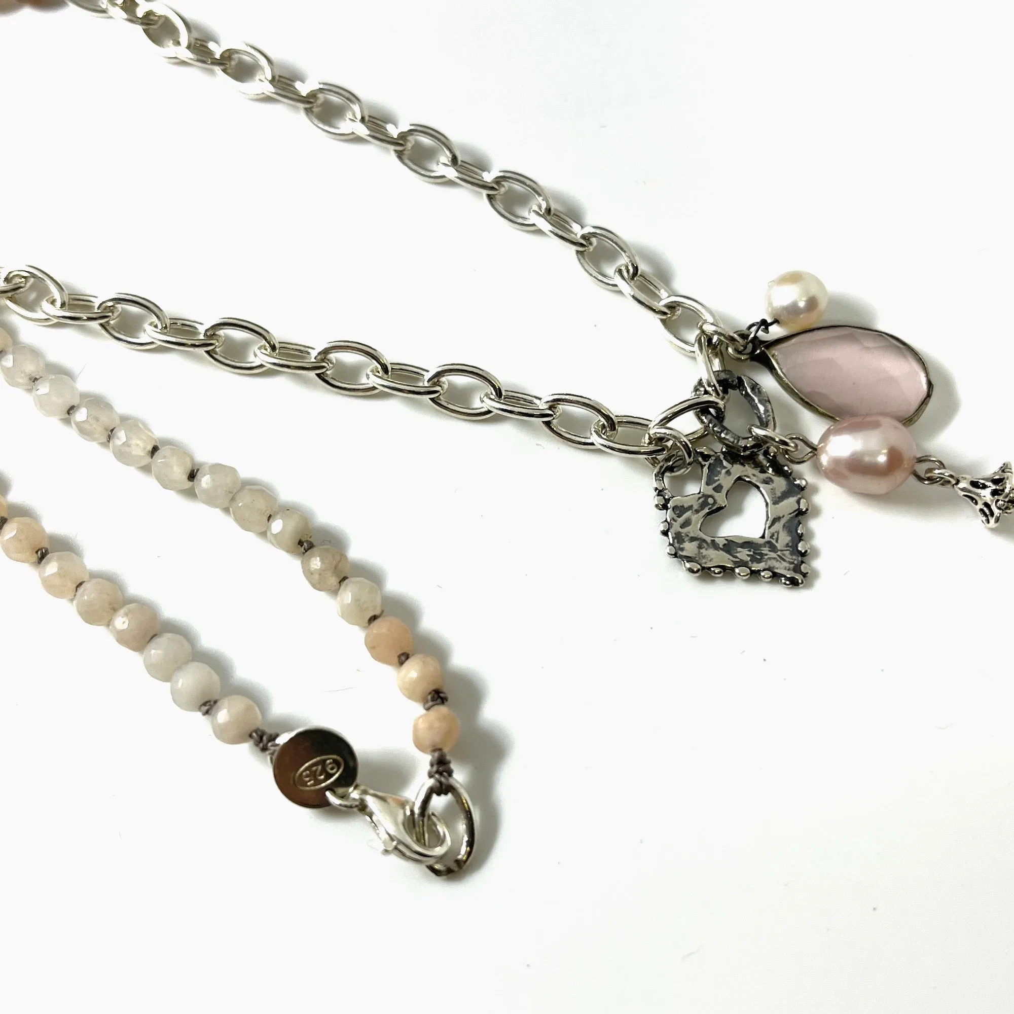 SS Charmed Sunstone Necklace