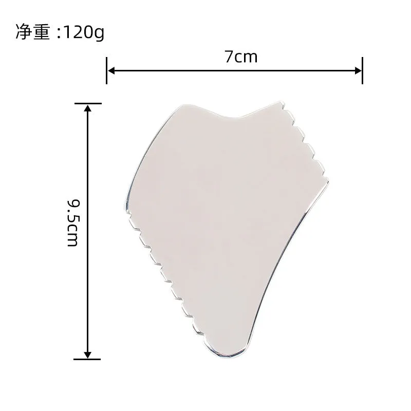 Stainless Steel Scrapping Plate Facial Beauty Scraper 304 Stainless Steel Fascia Knife Electric Eye Massager
