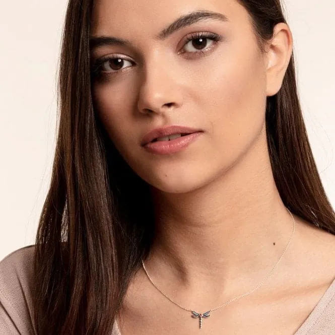 Thomas Sabo Paradise Silver Dragonfly Necklace KE1837-845-7-L45v