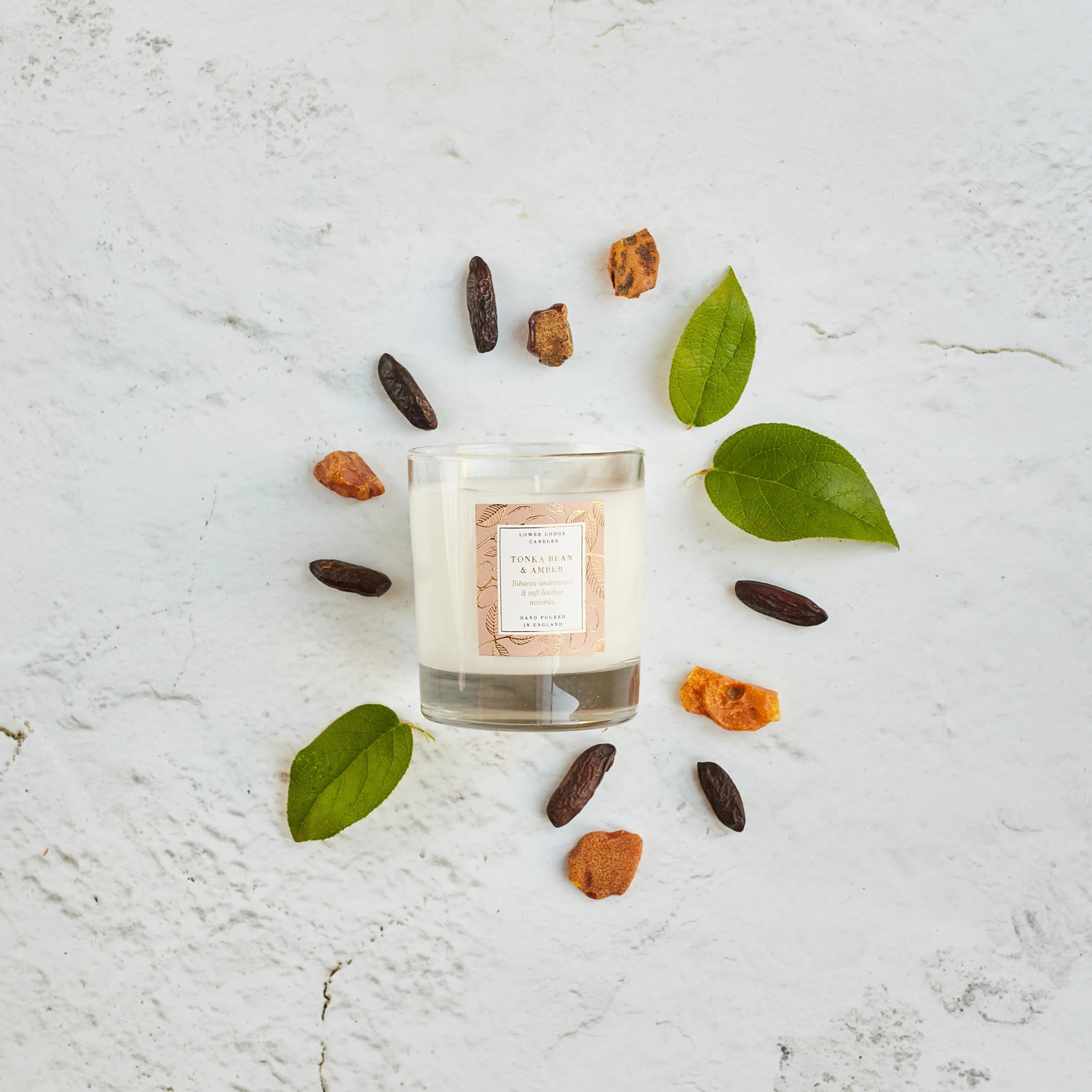 Tonka Bean and Amber Home Scented Candle