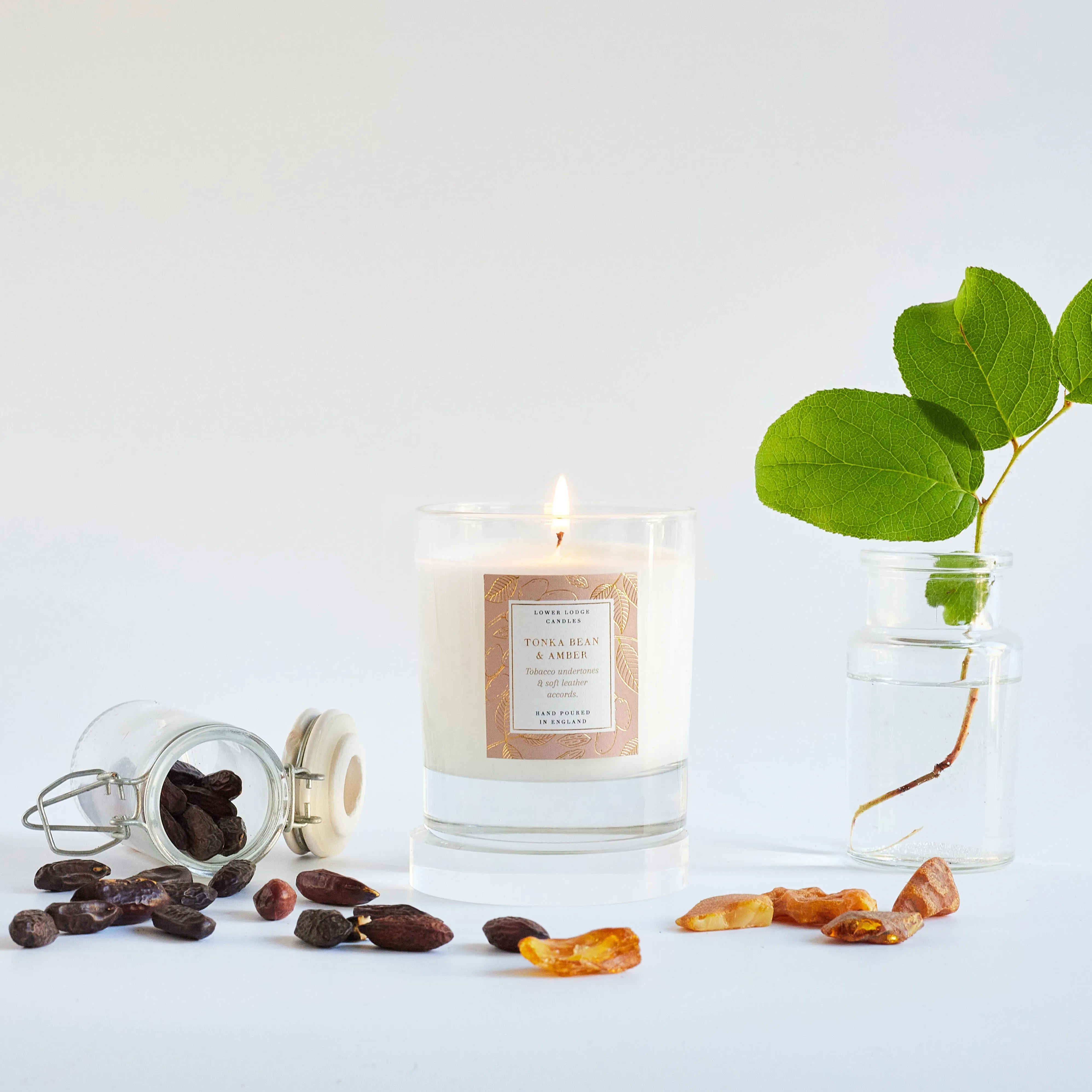 Tonka Bean and Amber Home Scented Candle