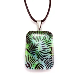 Turquoise Fern Pendant